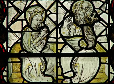 Le couronnement de la Vierge - English School
