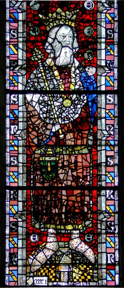 Fenêtre w4 représentant Saint Édouard le Confesseur - English School