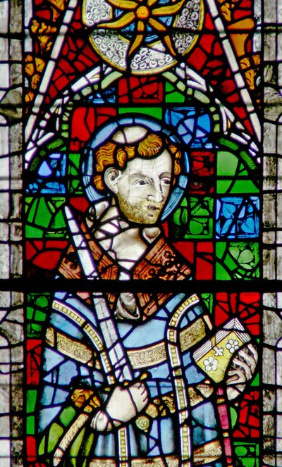 Fenêtre w4 représentant Saint Vincent - English School