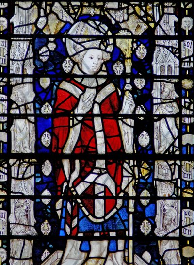 Fenêtre w6 représentant Saint Chad - English School