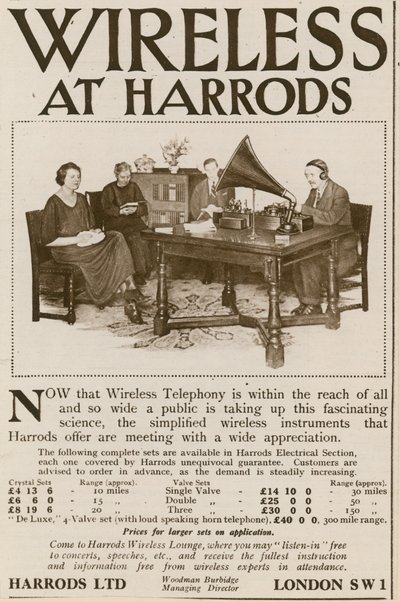 Sans fil chez Harrods - English School