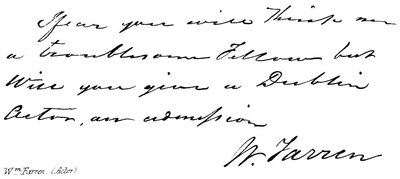 William Farren (Acteur) - English School