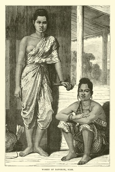 Femmes de Bangkok, Siam - English School