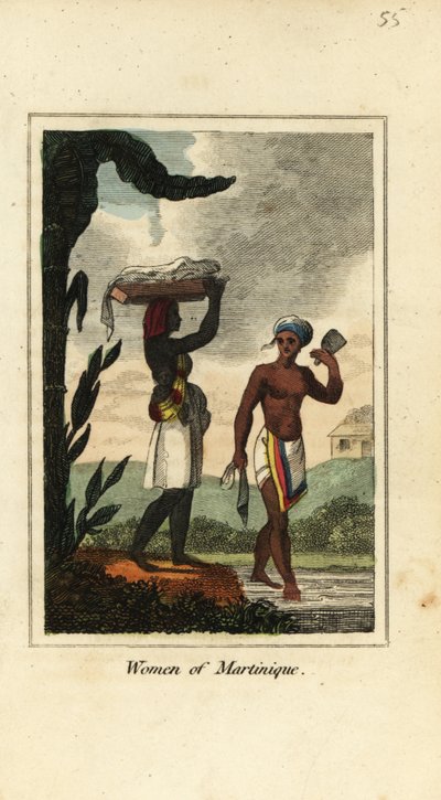 Femmes de Martinique, Antilles, Indes occidentales - English School