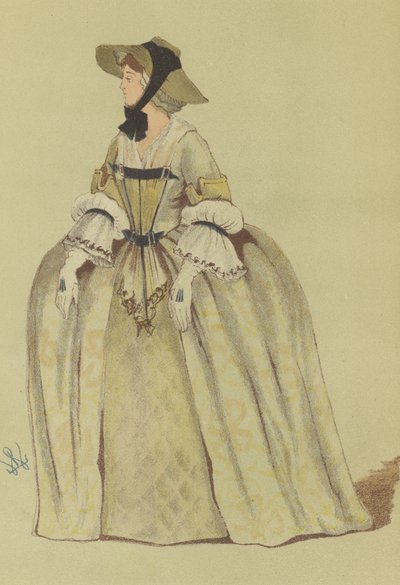 Vêtements ruraux des femmes sous le règne de George II - English School