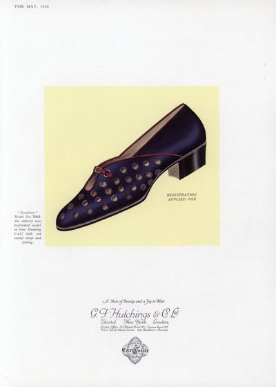 Publicité pour chaussures pour femmes, années 1930 - English School