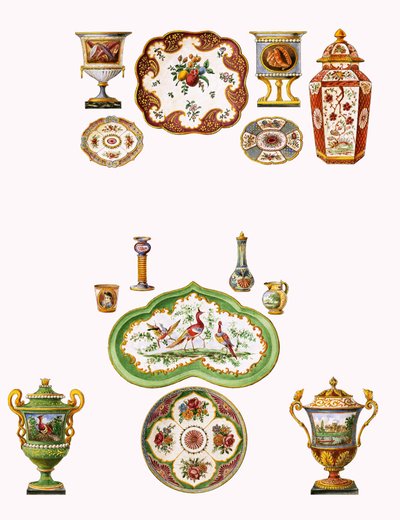 Porcelaine de Worcester - English School