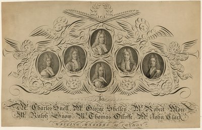 Maîtres écrivains de Londres - English School