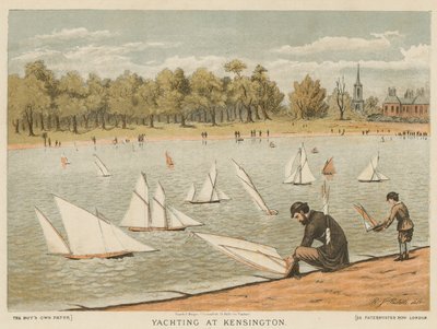 Yachting dans les jardins de Kensington - English School