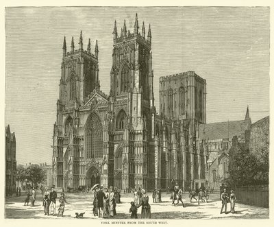York Minster depuis le sud-ouest - English School