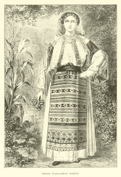 Jeune femme valaque - English School