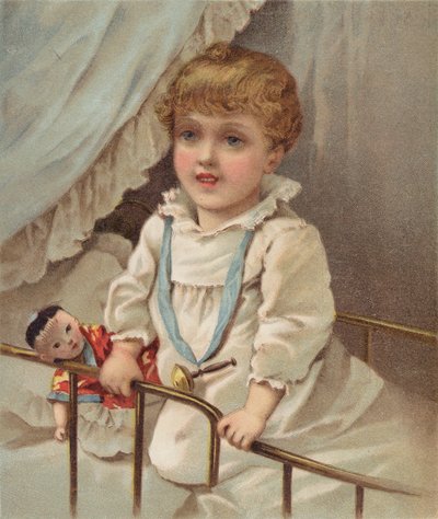 Jeune enfant dans un lit - English School