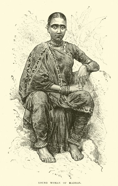 Jeune femme de Madras - English School