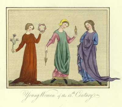 Jeunes femmes du 13ème siècle - English School