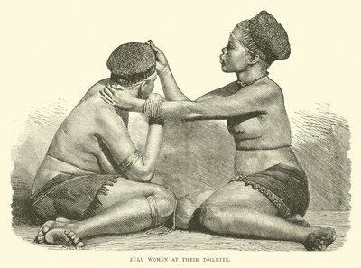 Femmes zouloues à leur toilette - English School