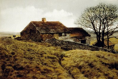 Une maison sur la lande, près de Haworth, Yorkshire - English School English School