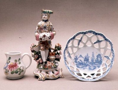 Collection de porcelaine de Bow - English School English School