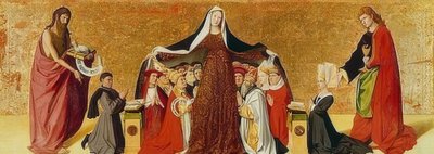 Madone de protection. 1452 - Enguerrand Quarton