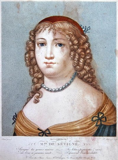 Portrait de Madame de Sévigné, début du XIXe siècle - Ennemond Alexandre (after) Petitot