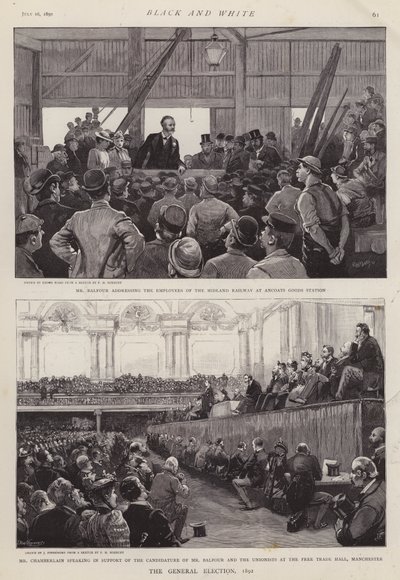 Scènes de la campagne électorale générale britannique de 1892 - Enoch Ward