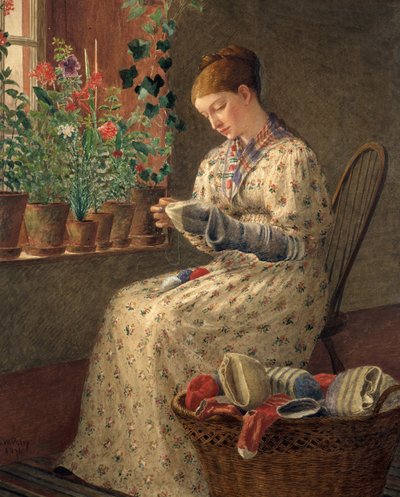 Un mois de raccommodage, 1876 - Enoch Wood Perry