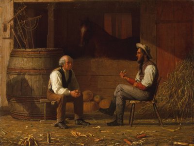 En discuter, 1872 - Enoch Wood Perry