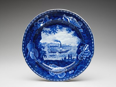 Assiette, vers 1825-1846 - Enoch Wood and Sons