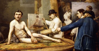 Devant le peintre - Enrico Bogliani