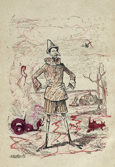 Pinocchio, 1883 - Enrico Mazzanti