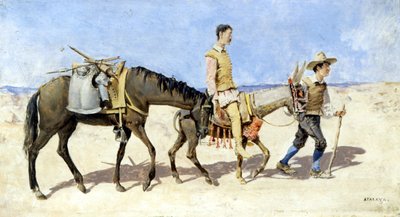 Don Quichotte et Sancho Pança - Enrique Atalaya