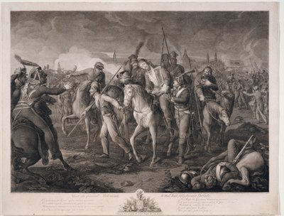 Mort du Général Alexis Melissin à Dresde, en 1813 - Ephraim Gottlieb Krüger