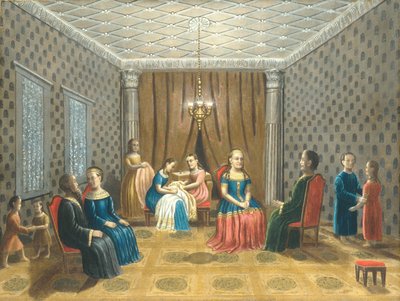 Scène égyptienne, possiblement Moïse et Séphora - Erastus Salisbury Field