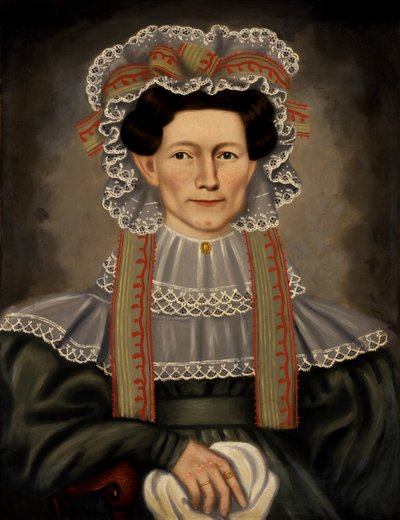 Dame de la maison de Squire Williams, vers 1829 - Erastus Salisbury Field