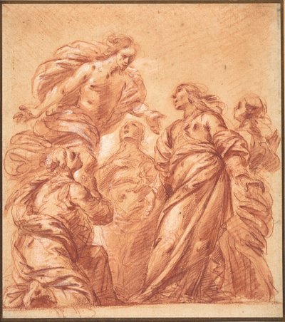 Le Christ Apparaissant aux Quatre Maries - Ercole Procaccini il Giovane