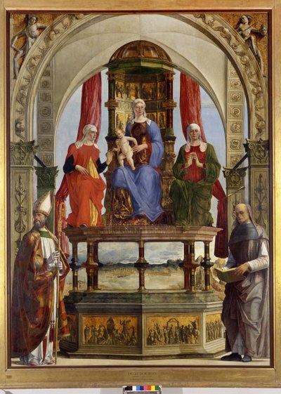 Vierge en trône avec l