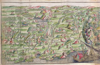 Carte de la ville de Jérusalem, de 