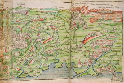 Carte de la ville de Jérusalem, de 