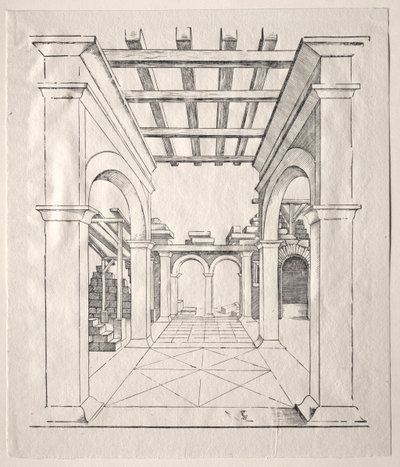 Un portique - Erhard Schon