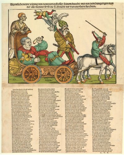 Aigentliche neue Zeitung von dem Narren Fresser - Erhard Schon