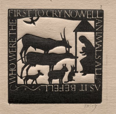 Tous les animaux : Qui furent les premiers à crier Noël ? - Eric Gill