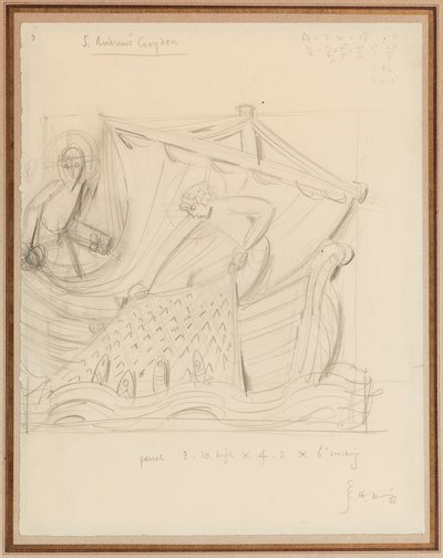 Christ et la pêche miraculeuse, décembre 1933 - Eric Gill