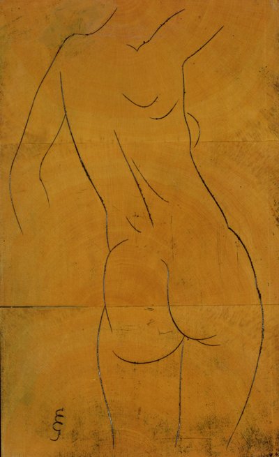Nu Féminin, Vue de Dos - Eric Gill