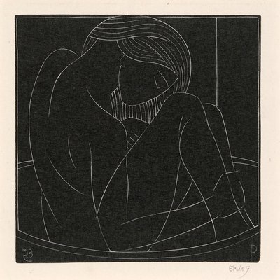Fille dans le Bain - Eric Gill