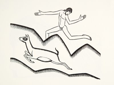 Sautant sur les montagnes - Eric Gill