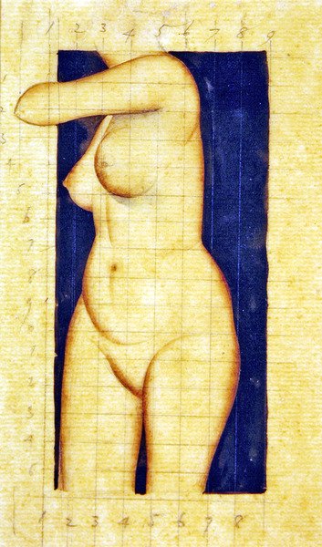 Étude pour torse féminin sans tête - Eric Gill