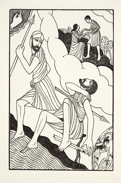 La mort de Troïlus - Eric Gill