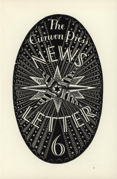 Conception pour The Curwen Press News-Letter, numéro 6, 1934 - Eric Ravilious