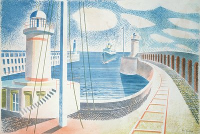 Port de Newhaven - Eric Ravilious
