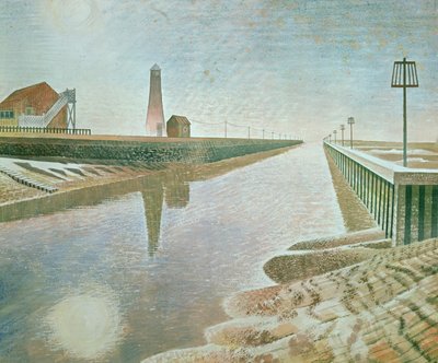 Rye Harbour, 1938 - Eric Ravilious