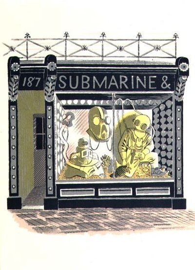 Les fournisseurs marins, imprimé par la Curwen Press, de High Street, par J.M. Richards, publié par Country Life, 1938 (ensemble de 24) - Eric Ravilious